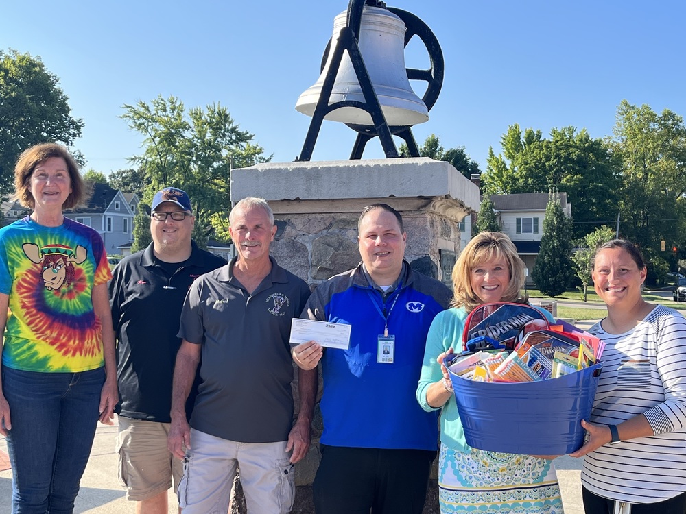 The Miamisburg Moose Lodge and the Women of the Moose present a check ...